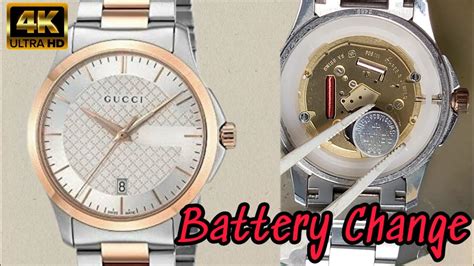 how to replace battery gucci 3000m|Gucci watch battery problems.